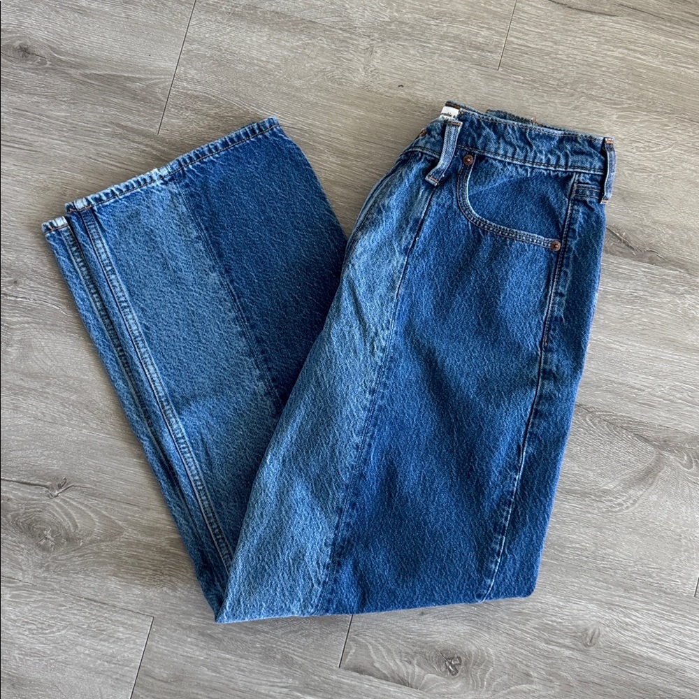Abercrombie & Fitch Two-Tone Blue Jeans
